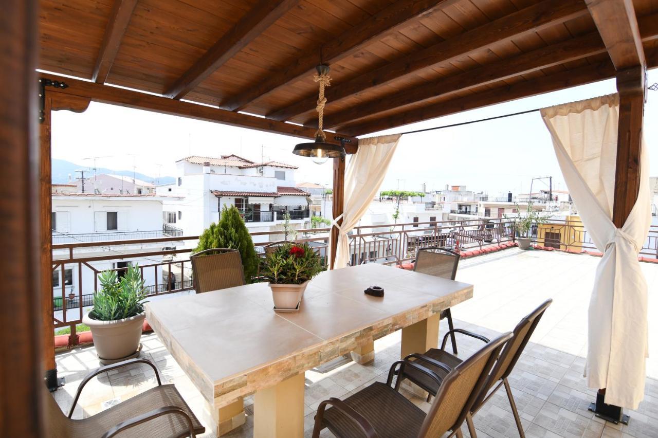 Appartamento Theasis Luxury Panoramic Penthouse Neos Marmaras Esterno foto